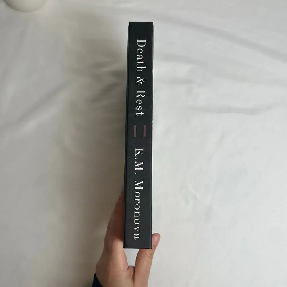 A God of Death & Rest K.M. Moronova OOP Hardcover Pine Hollow #2 Romantasy